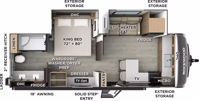 2027 Forest River Rockwood Signature Travel Trailer 8263MBR - Image 1